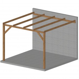 Pergola murale - adossée...