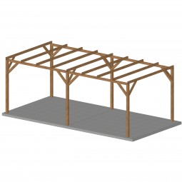 Pergola autoportée - 3x6...