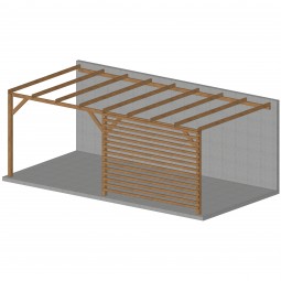 Pergola murale - adossée...