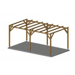 Carport en Bois pour un...