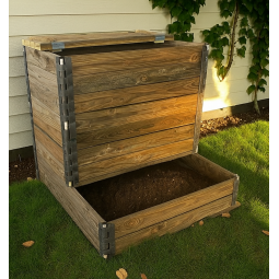 Composteur en bois 600L -...