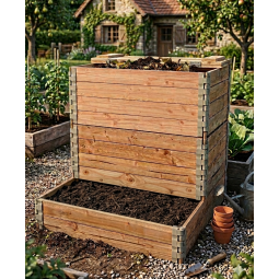 Composteur en bois 500L -...