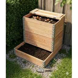 Composteur en bois 400L -...