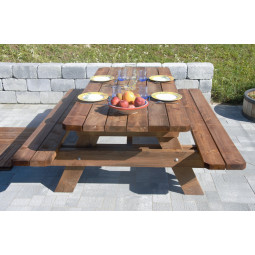 Table de jardin - robuste - 2m